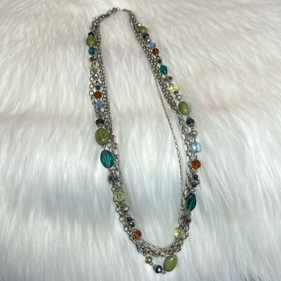 Premier Designs Costa Rican Long Multistrand Necklace - Picture 1 of 4